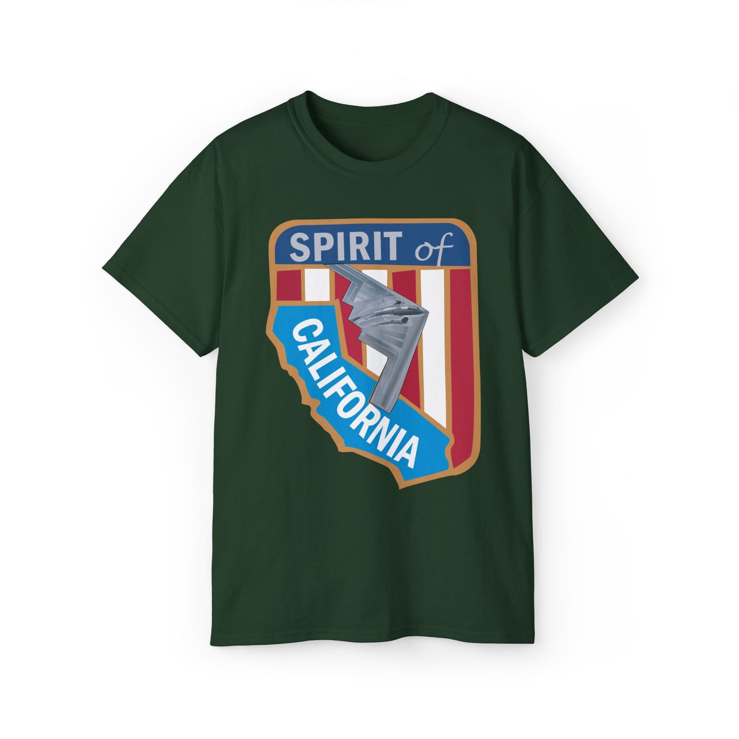 Unisex Ultra Cotton Tee - USAF - B2 - Spirit of California - Stealth Bomber wo txt X 300