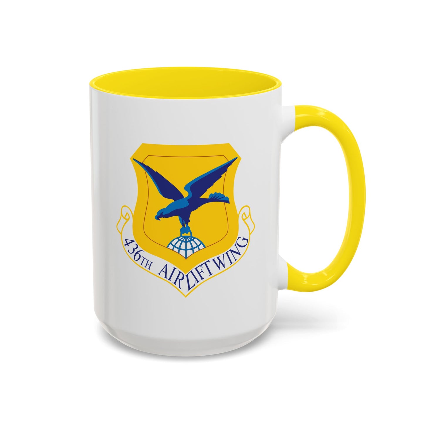 Accent Coffee Mug (11oz & 15oz) - USAF - 436th Airlift Wing wo Txt X 300