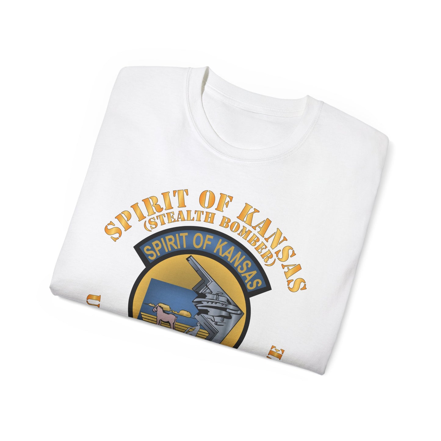Unisex Ultra Cotton Tee -USAF - B2 - Spirit of Kansas - Stealth Bomber X 300