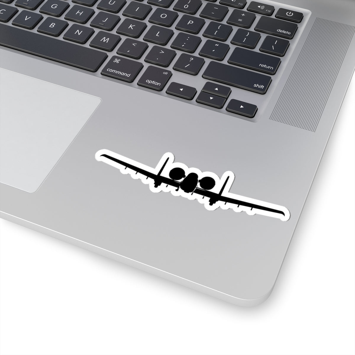 Kiss-Cut Stickers - Aircraft - USAF - A-10 Thunderbolt II - Front - Silhouette X 300