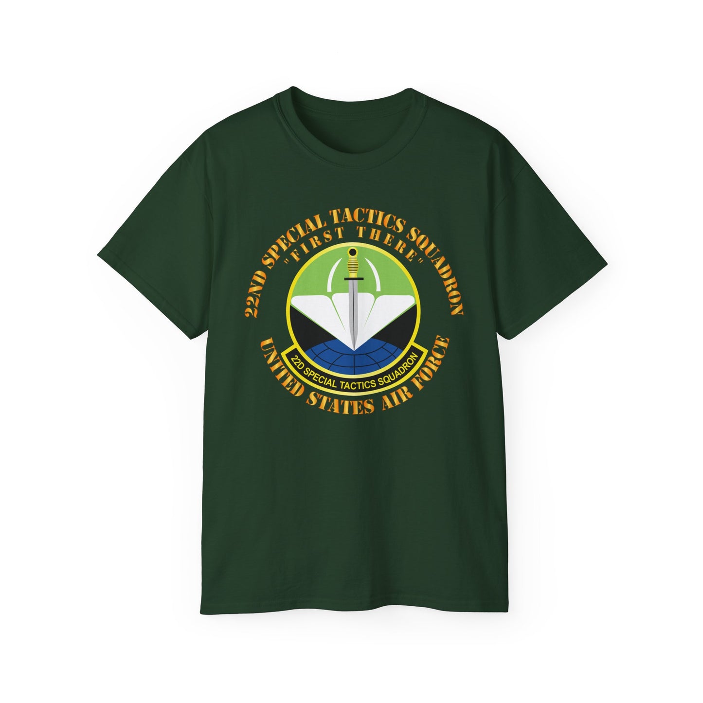 Unisex Ultra Cotton Tee - USAF - 22nd Special Tactics Squadron - First There X 300
