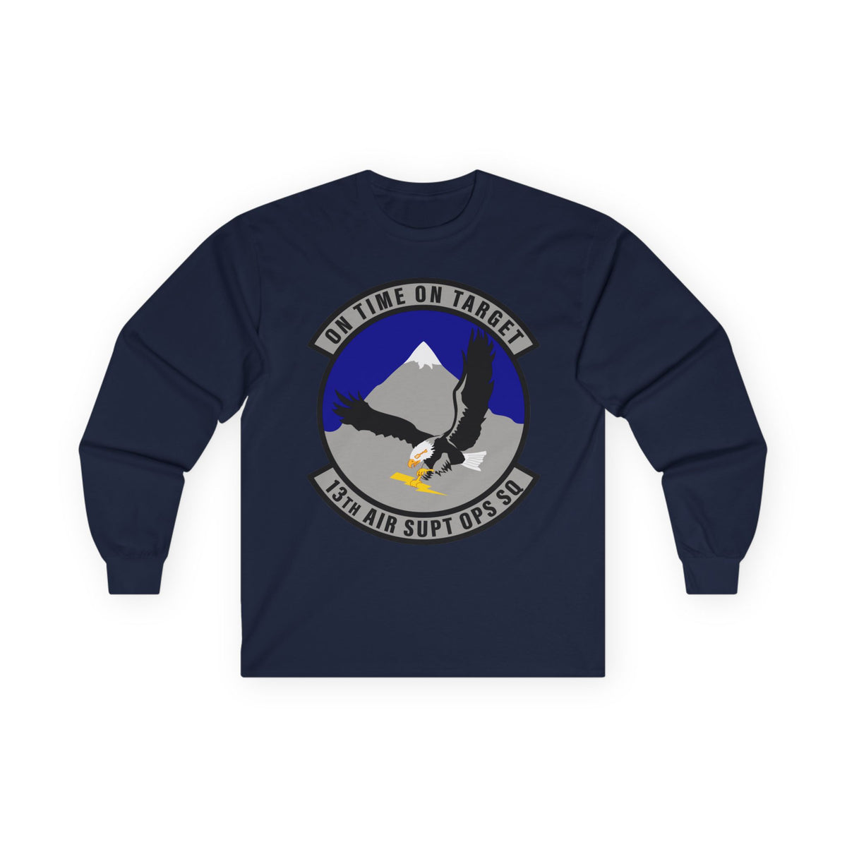Unisex Ultra Cotton Long Sleeve Tee - USAF - 13th Air Support Operations Squadron wo txt