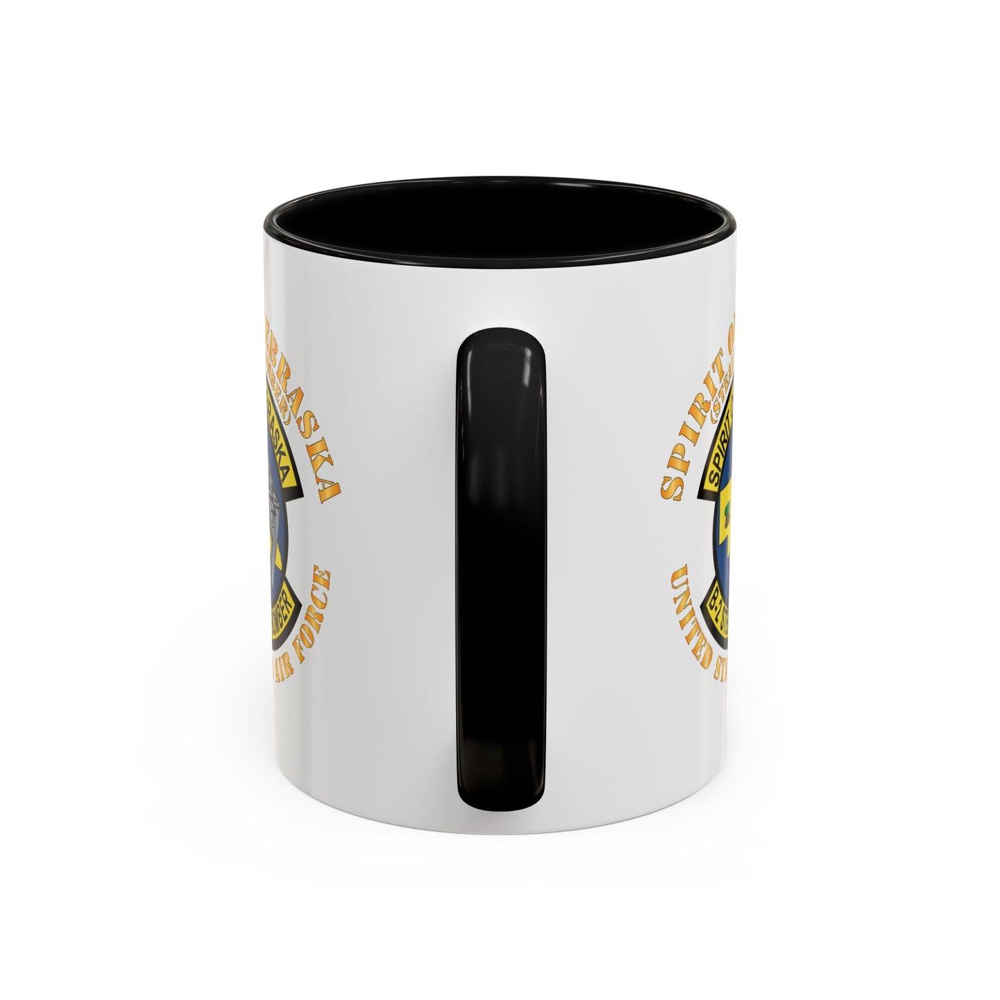 Accent Coffee Mug (11oz & 15oz) - USAF - B2 - Spirit of Nebraska - Stealth Bomber X 300