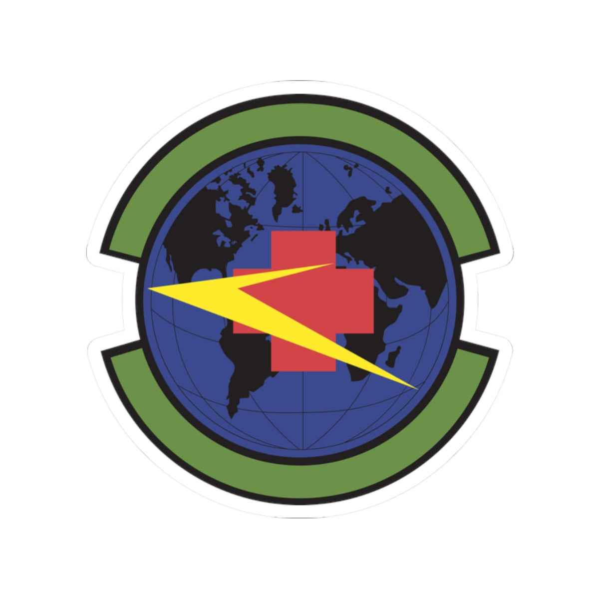 Kiss-Cut Stickers - USAF - 9th Medical Support Squadron wo txt X 300