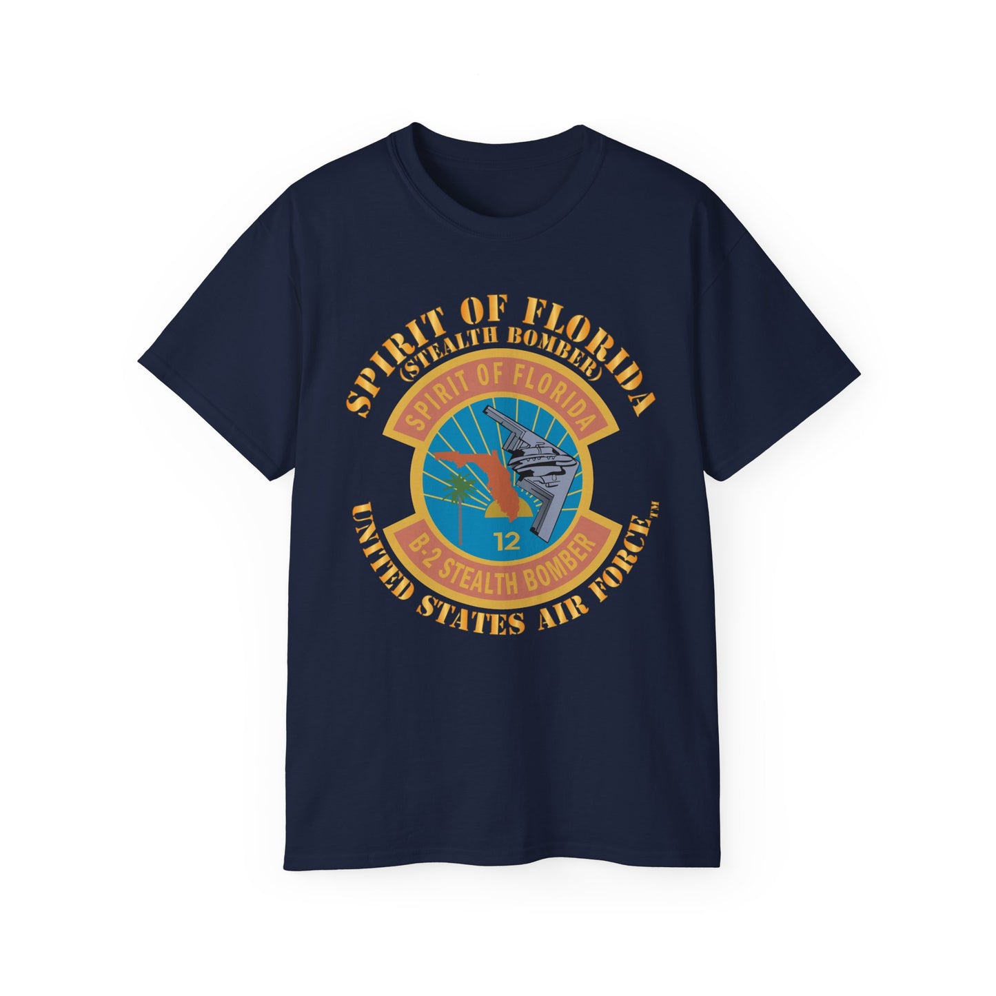 Unisex Ultra Cotton Tee - USAF - B2 - Spirit of Florida - Stealth Bomber X 300