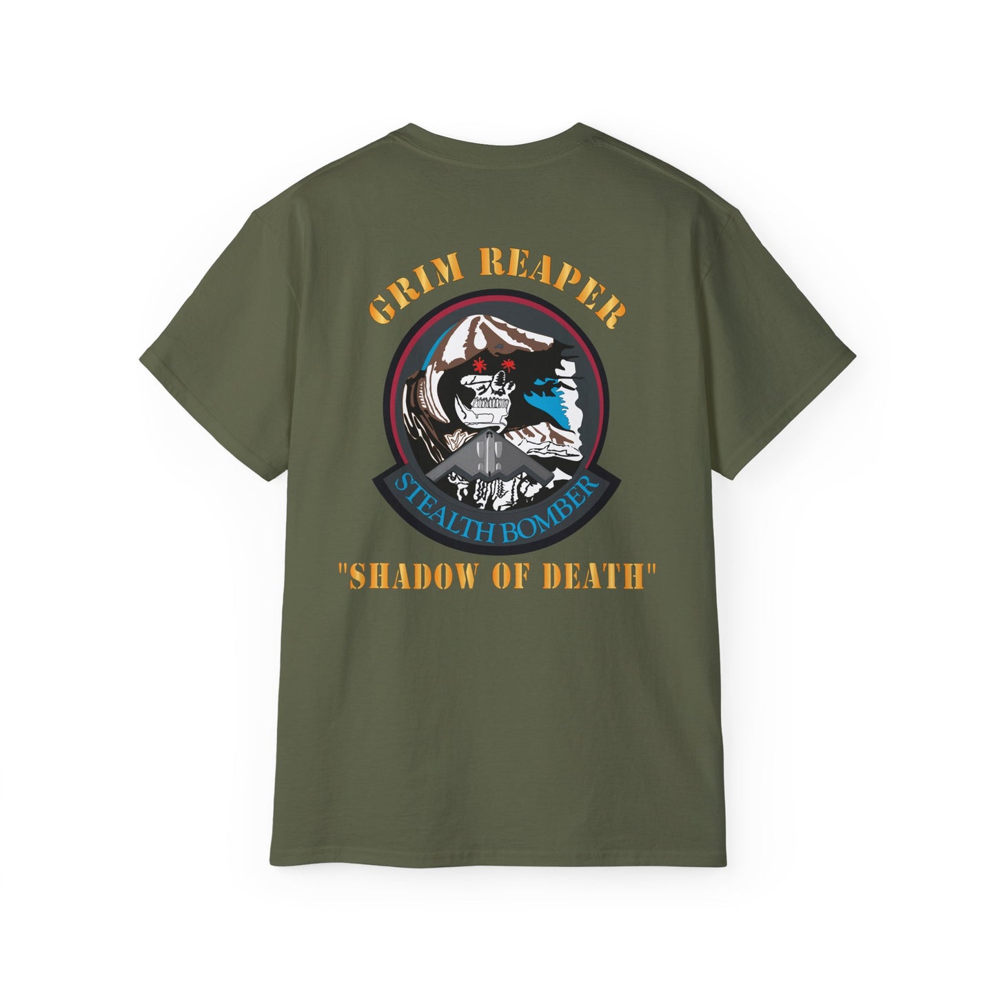 Unisex Ultra Cotton Tee - USAF - B2 - Grim Reaper - Stealth Bomber X 300