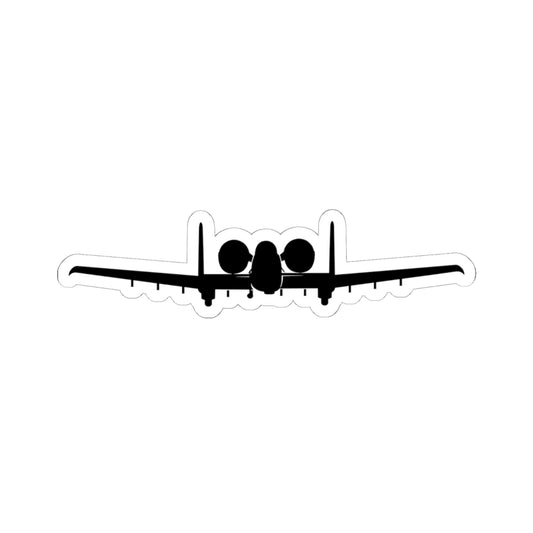 Kiss-Cut Stickers - Aircraft - USAF - A-10 Thunderbolt II - Front - Silhouette X 300