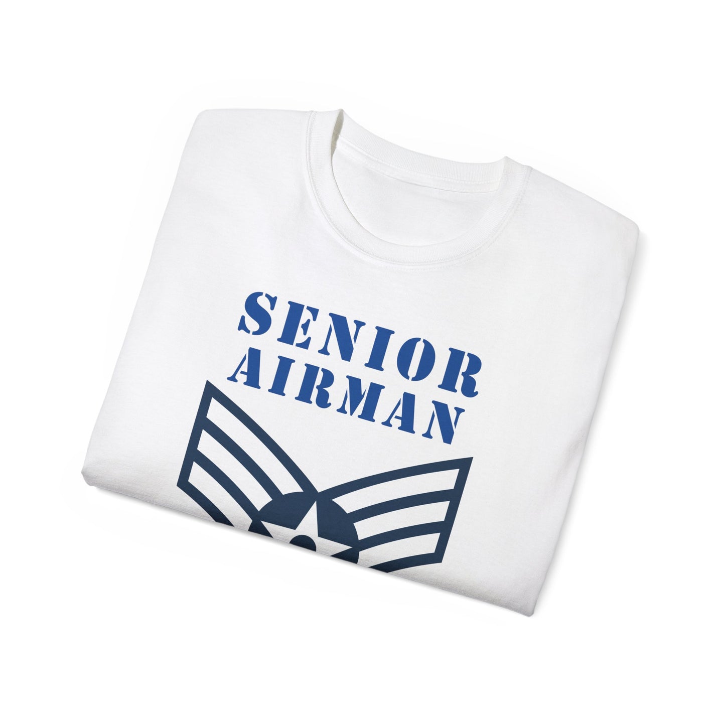 Unisex Ultra Cotton Tee - USAF - Senior Airman (E4) - 2020 - US Air Force w Text X 300