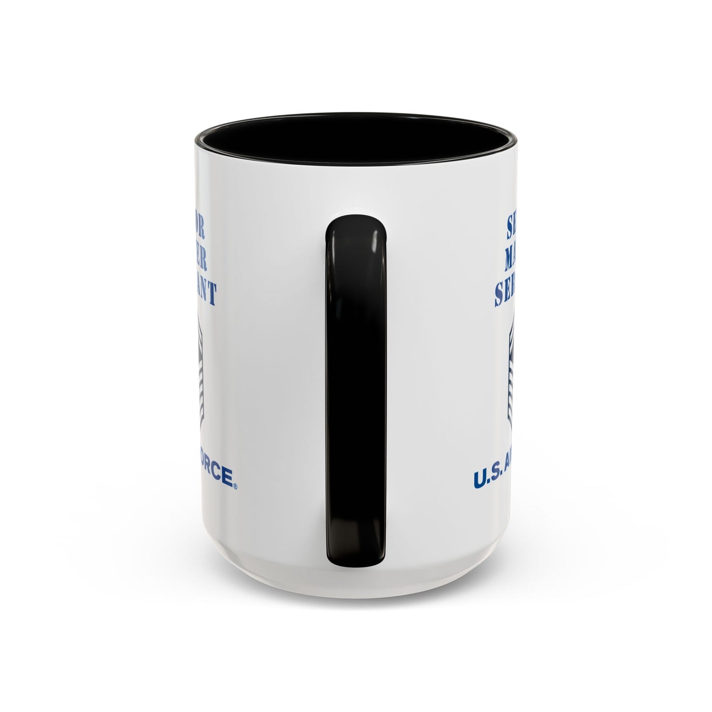 Accent Coffee Mug (11oz & 15oz) - USAF - Senior Master Sergeant (E8a) - 2020 - US Air Force w Text X 300
