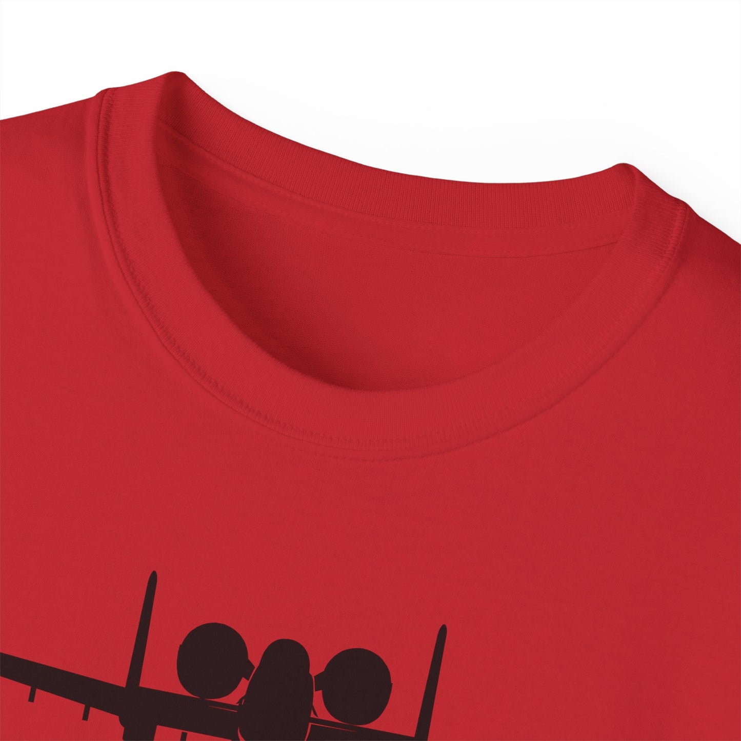 Unisex Ultra Cotton Tee - Aircraft - USAF - A-10 Thunderbolt II - Front - Silhouette X 300