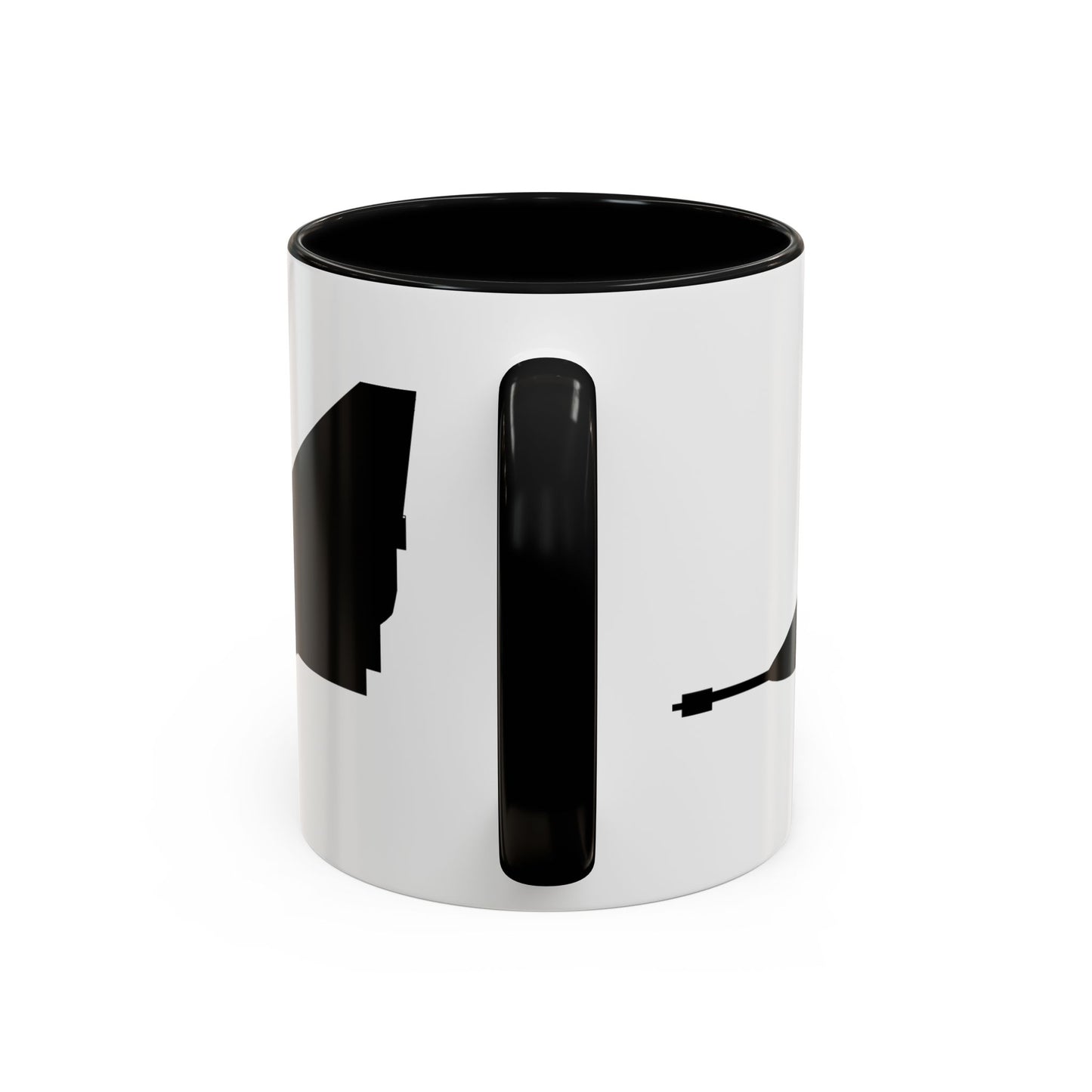 Accent Coffee Mug (11oz & 15oz) - Aircraft - A-4 SkyHawk - Silhouette X 300