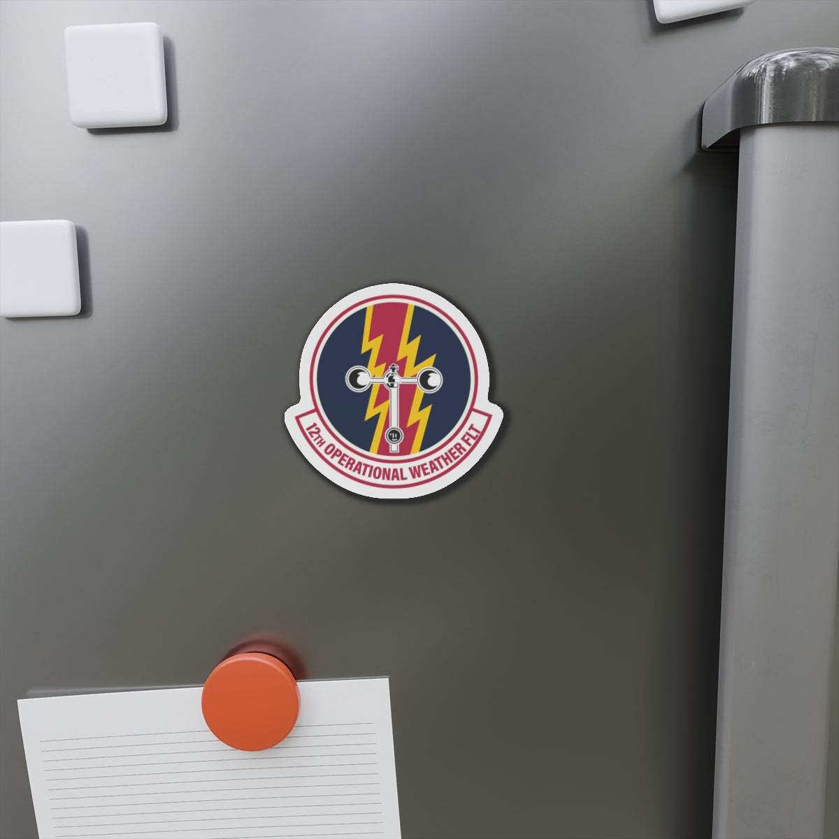 Die-Cut Magnet - USAF - 12th Operational Weather Flight wo txt