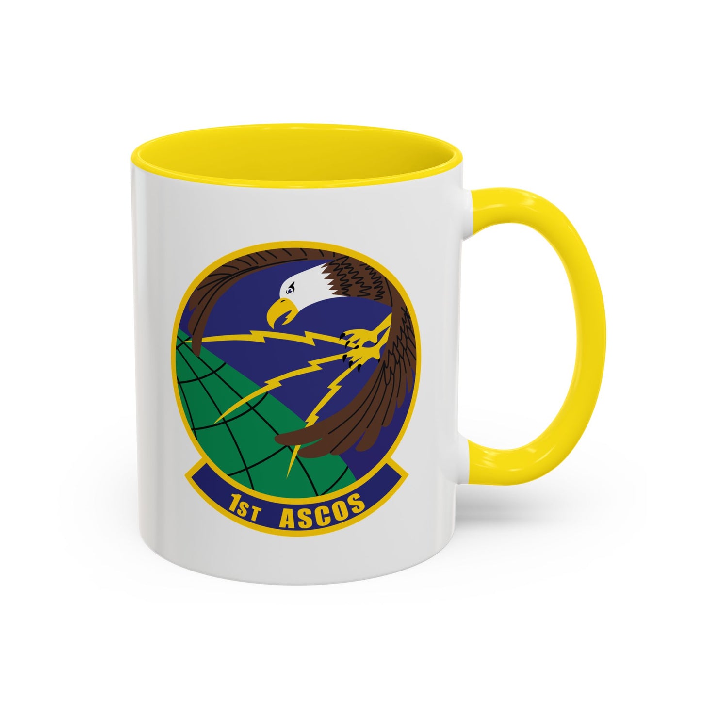 Accent Coffee Mug (11oz & 15oz) - USAF - 1st Air & Space Communications Operations Sq wo txt X 300