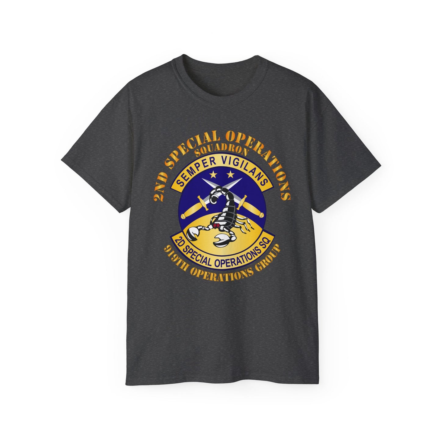 Unisex Ultra Cotton Tee - USAFSOF - 2nd Special Operations Squadron - 919th Operations Group