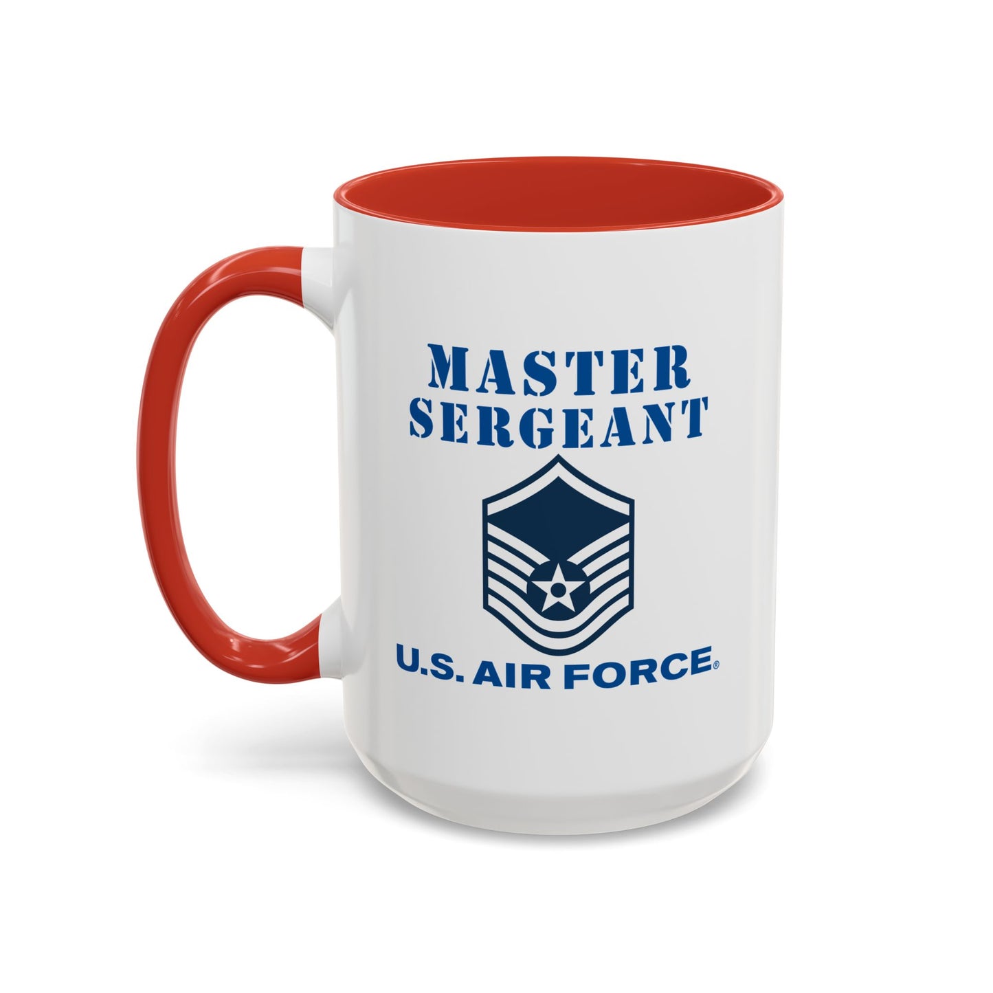 Accent Coffee Mug (11oz & 15oz) - USAF - Master Sergeant (E7a) - 2020 - US Air Force w Text X 300