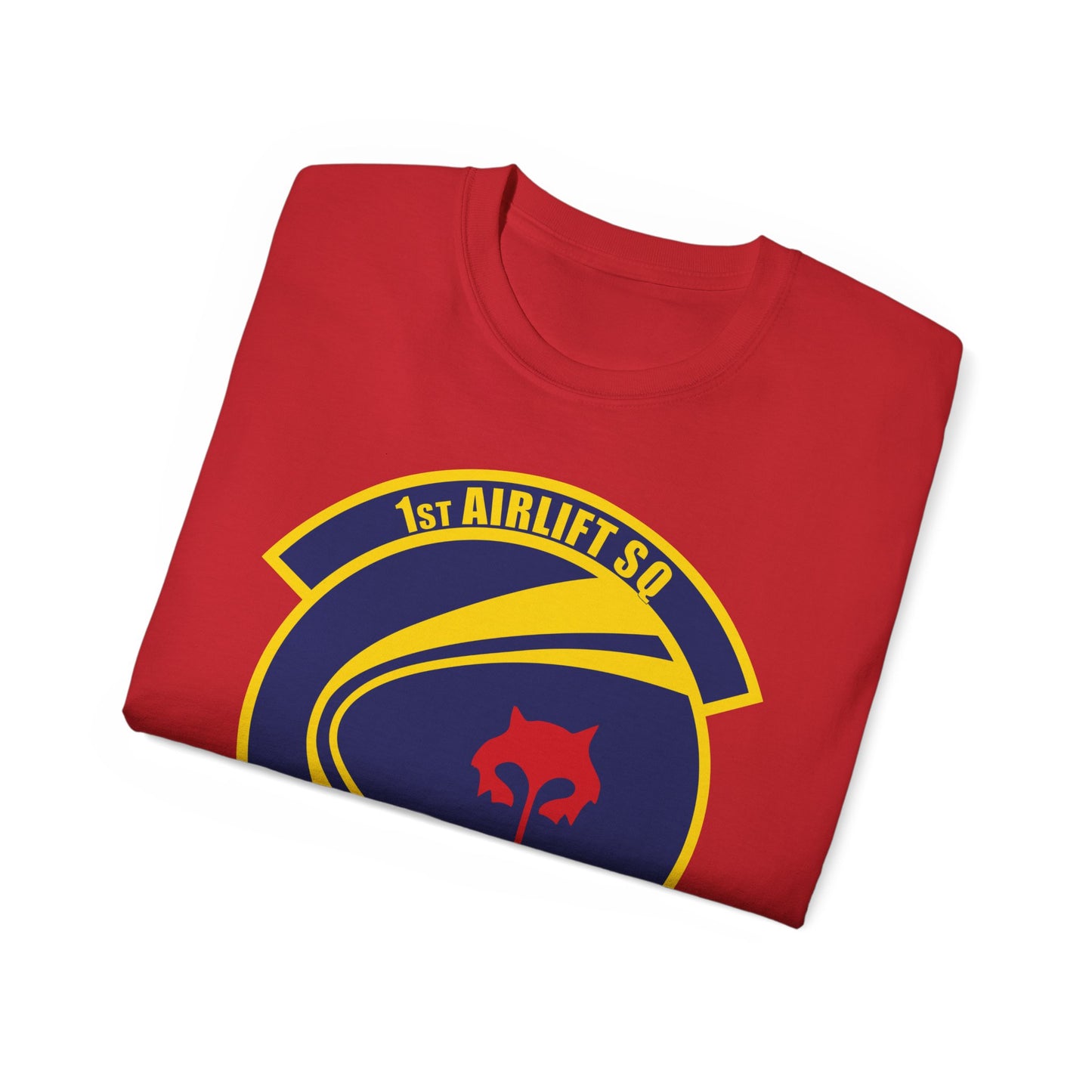 Unisex Ultra Cotton Tee - USAF - 1st Airlift Squadron wo txt X 300
