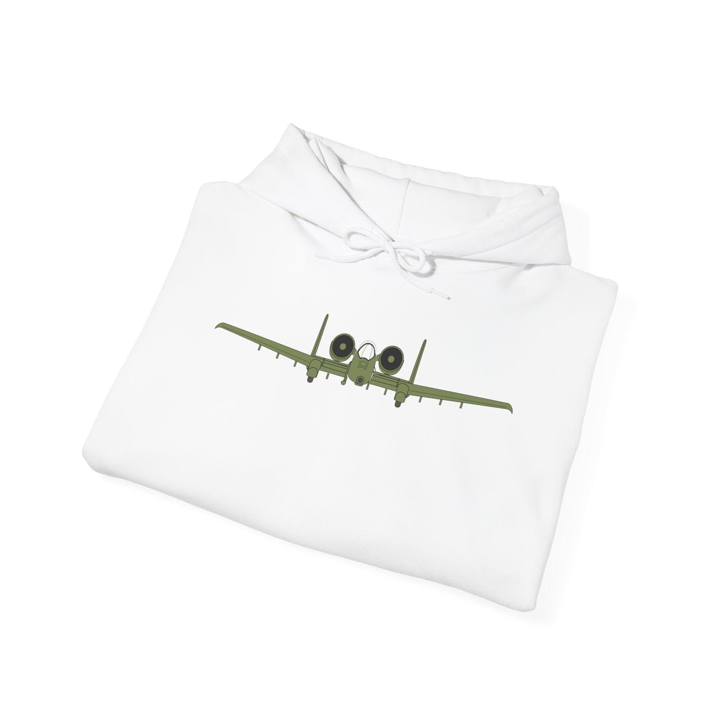 Unisex Heavy Blend Hooded Sweatshirt - Aircraft - USAF - A-10 Thunderbolt II - Front X 300