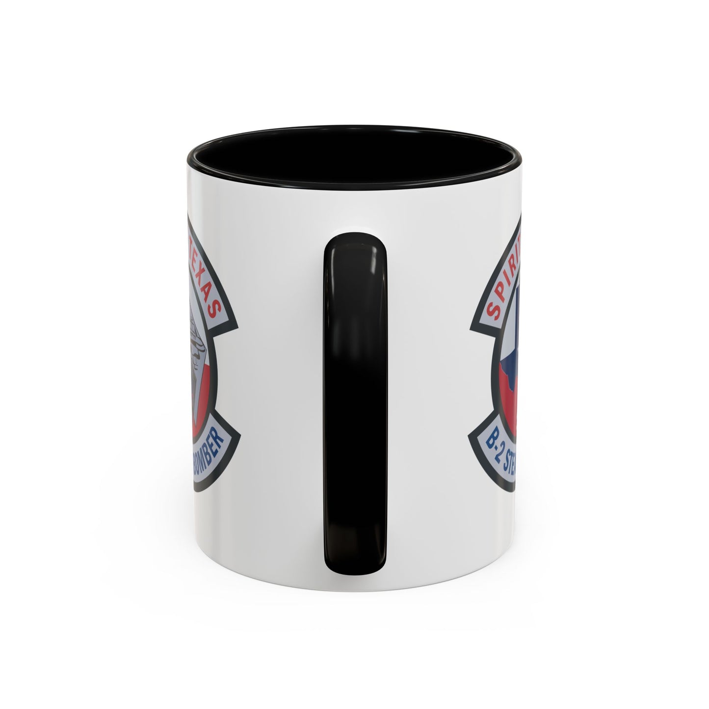 Accent Coffee Mug (11oz & 15oz) - USAF - B2 - Spirit of Texas - Stealth Bomber wo txt X 300