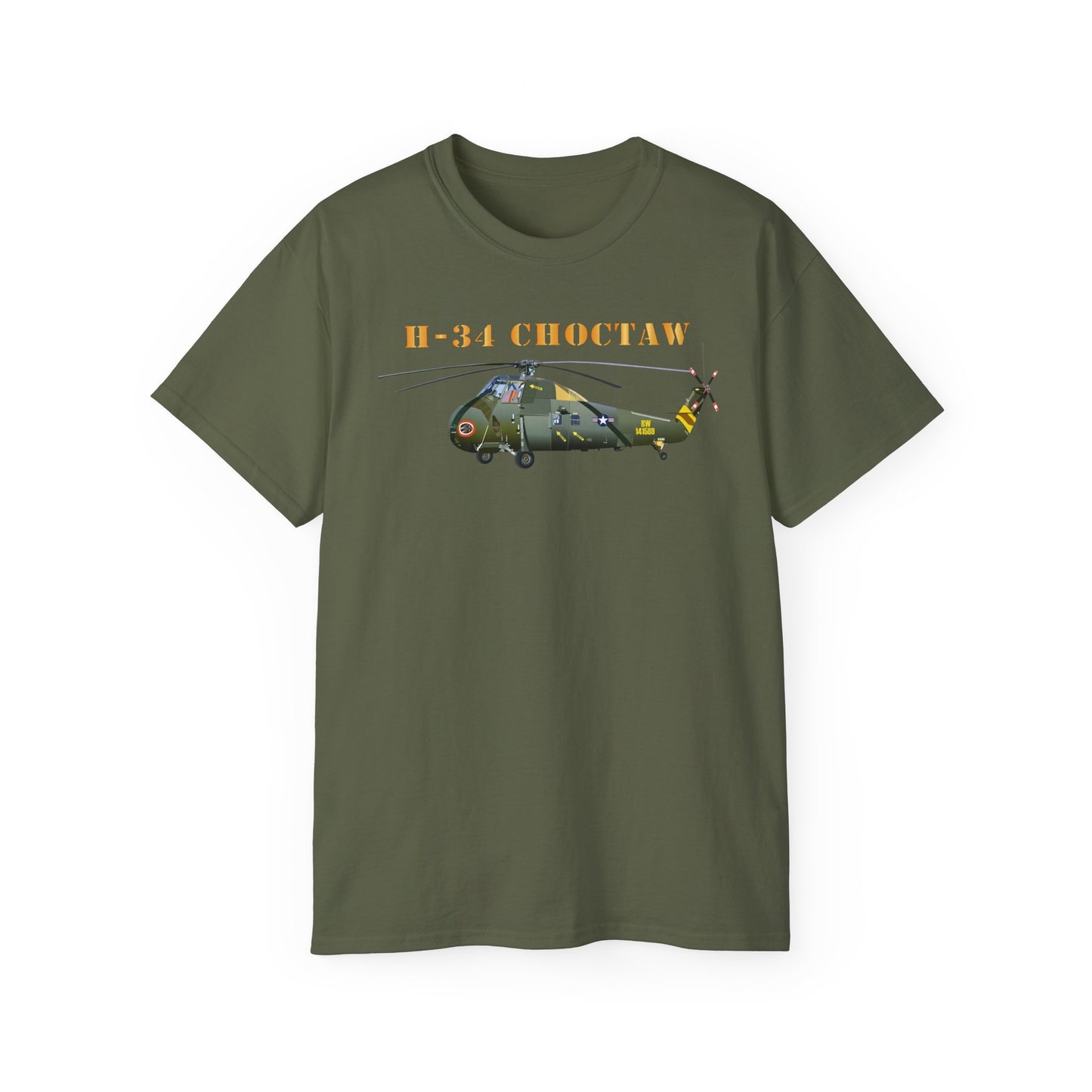 Unisex Ultra Cotton Tee - H-34 Choctaw with Txt X 300