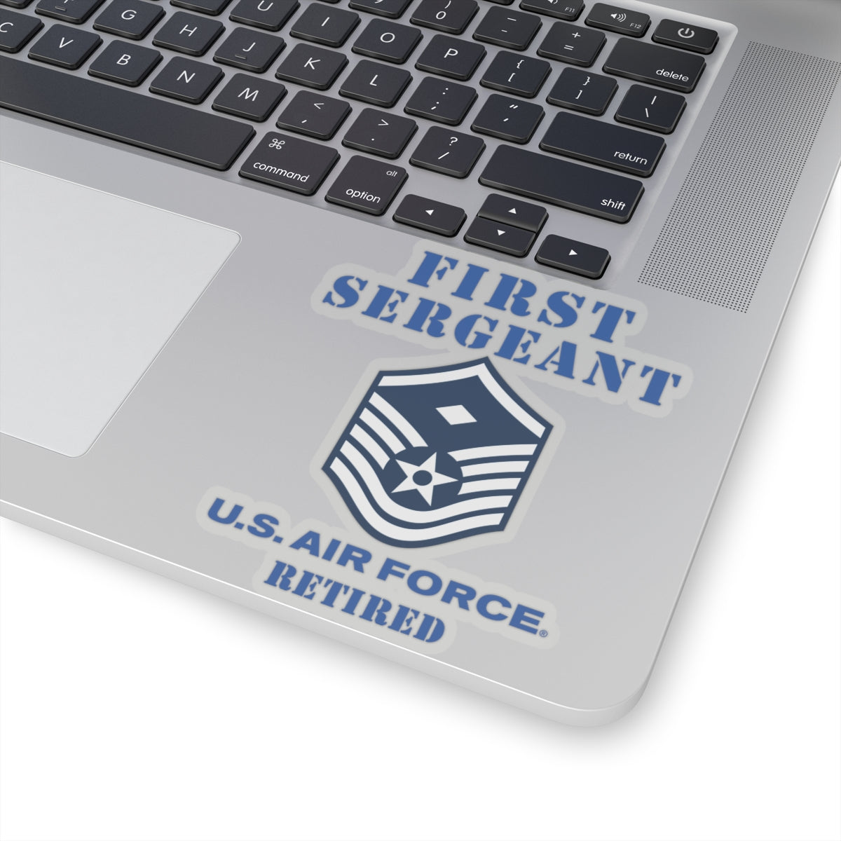 Kiss-Cut Stickers - USAF - First Sergeant (E7b) - 2020 - Retired