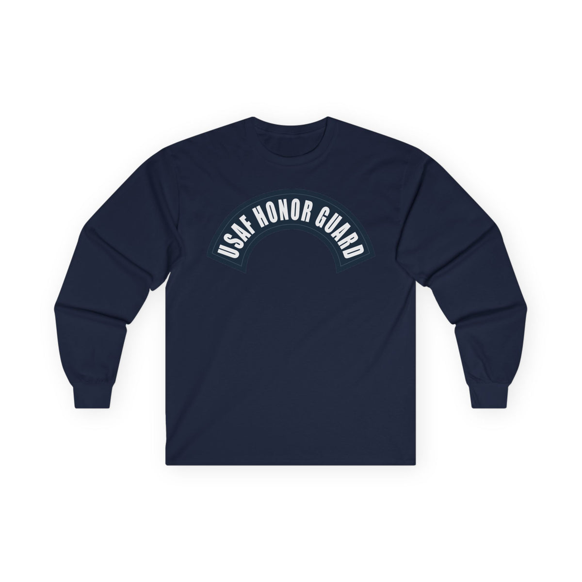 Unisex Ultra Cotton Long Sleeve Tee - USAF Honor Guard Tab