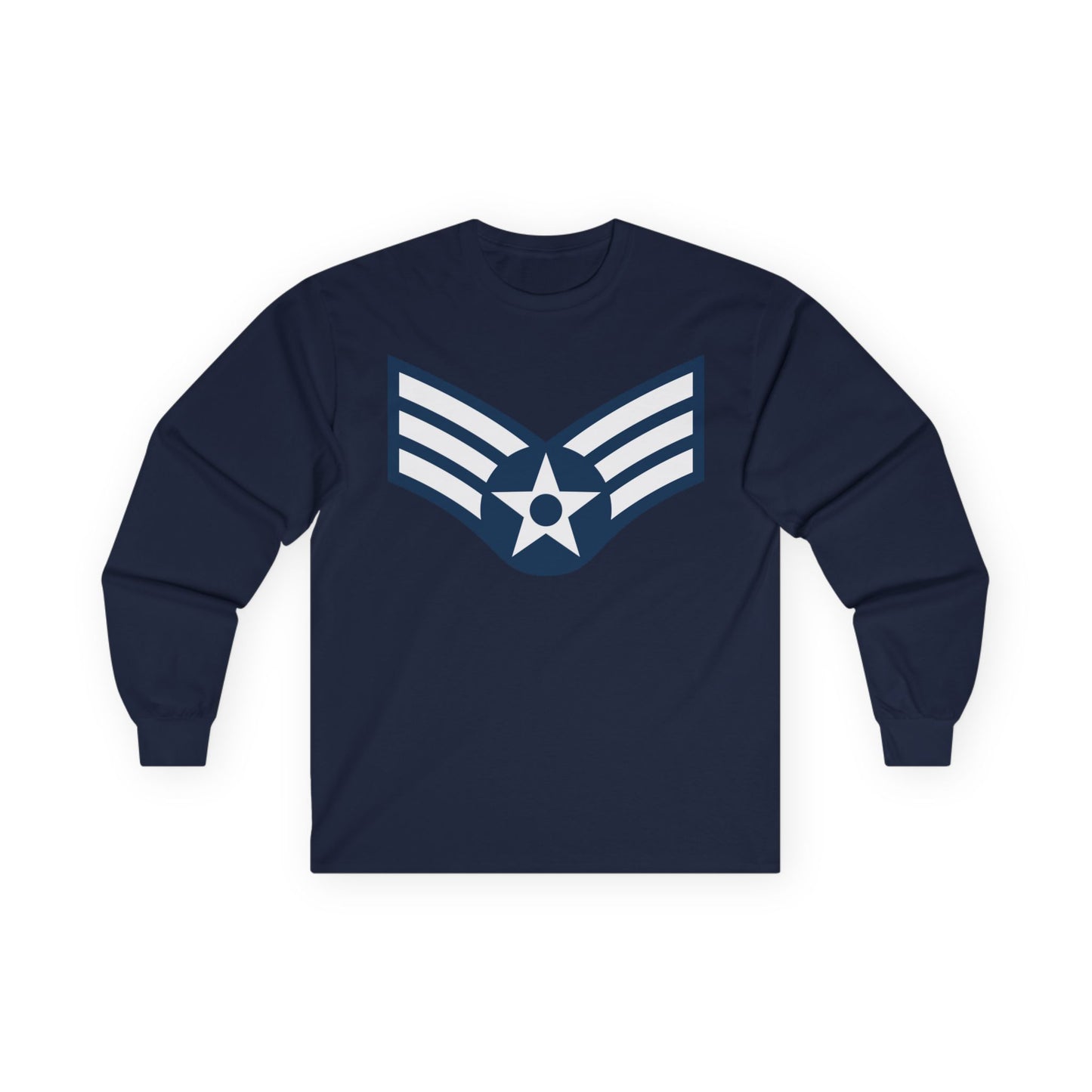 Unisex Ultra Cotton Long Sleeve Tee - USAF - Senior Airman (E4) - 2020