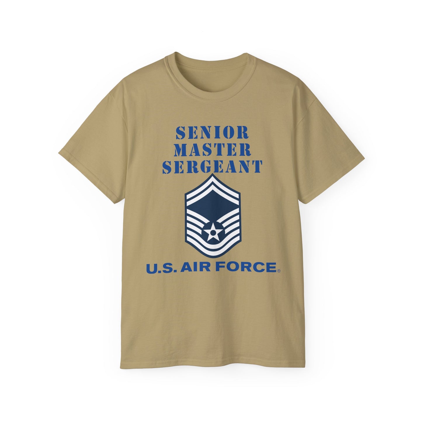 Unisex Ultra Cotton Tee - USAF - Senior Master Sergeant (E8a) - 2020 - US Air Force w Text X 300
