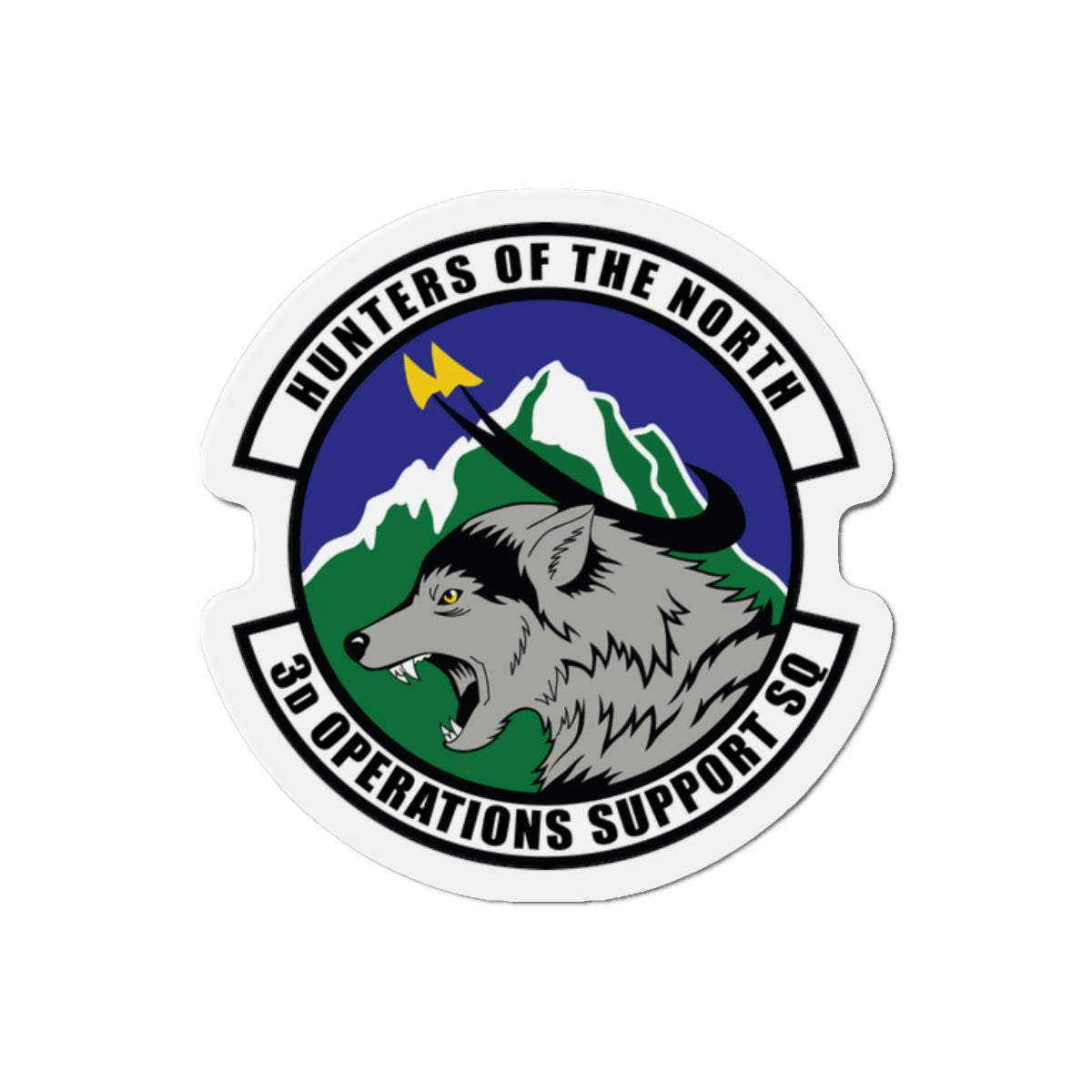 Die-Cut Magnet - USAF - 3rd Operations Support Squadron wo txt X 300