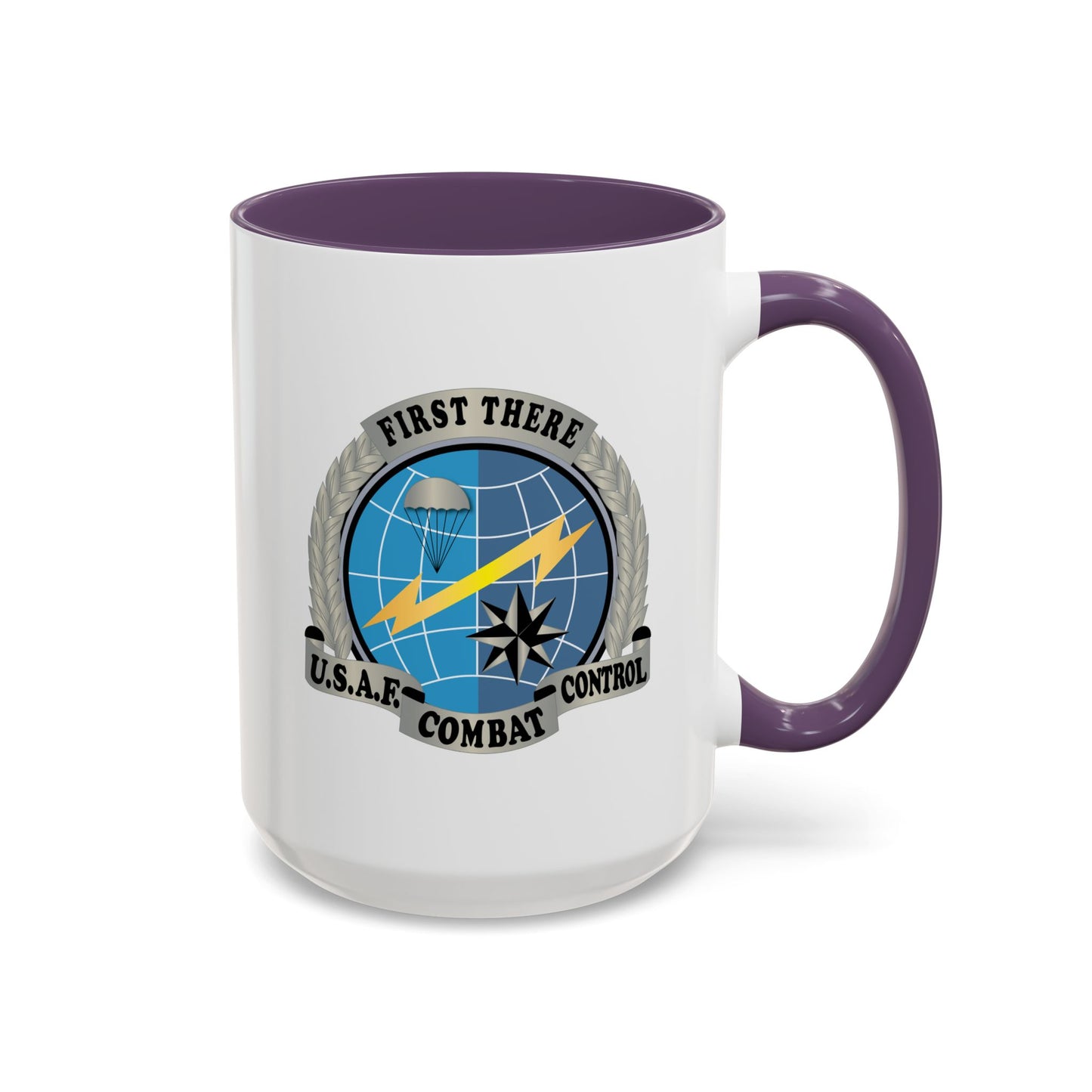 Accent Coffee Mug (11oz & 15oz) - USAF - Combat Controller Badge No Txt  X 300