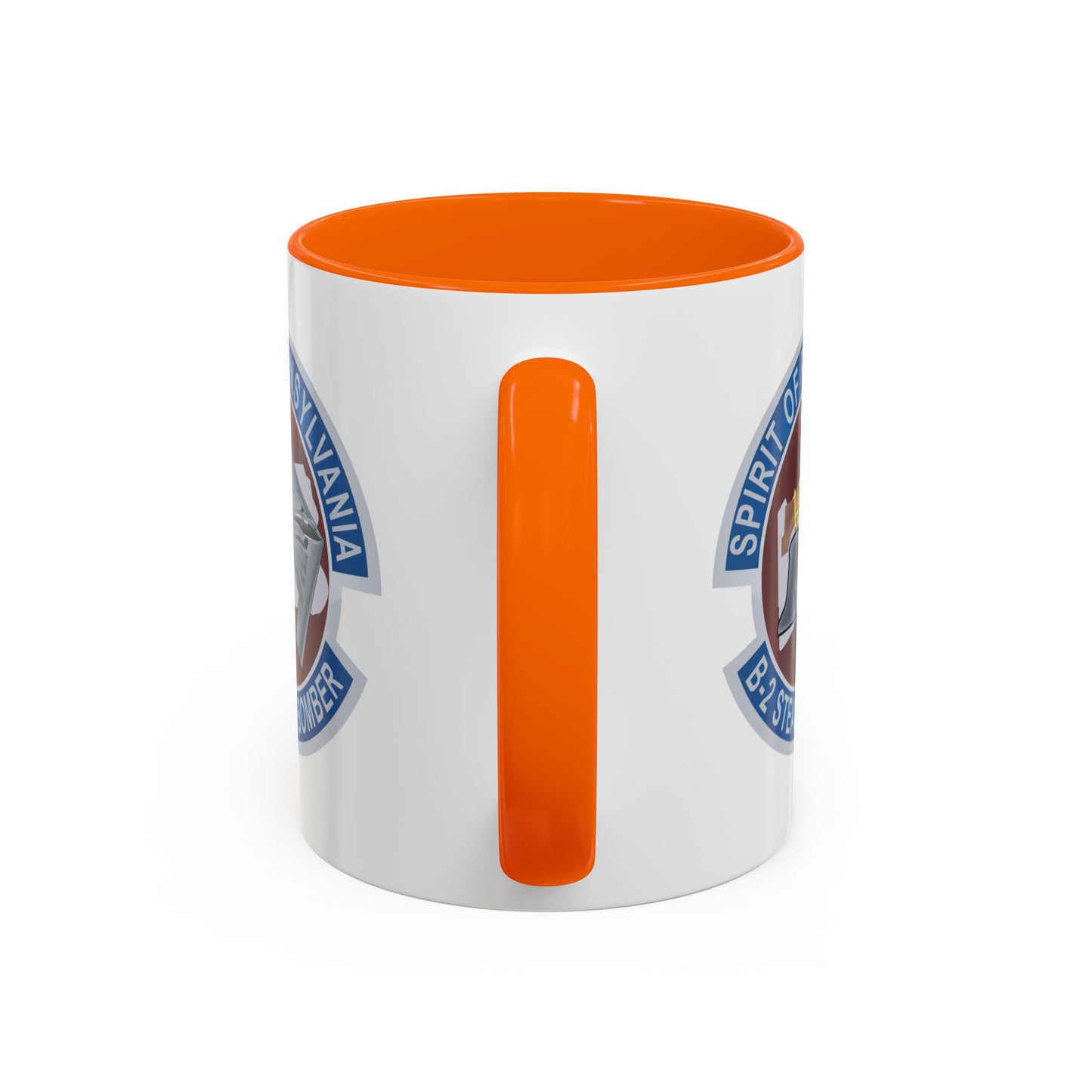 Accent Coffee Mug (11oz & 15oz) - USAF - B2 - Spirit of Pennsylvania Stealth Bomber wo Txt X 300