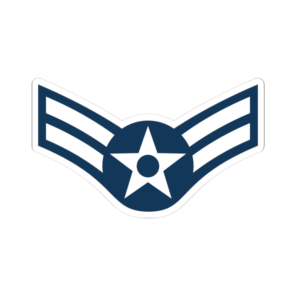 Kiss-Cut Stickers - USAF - Airman - First Class (E3) - 2020