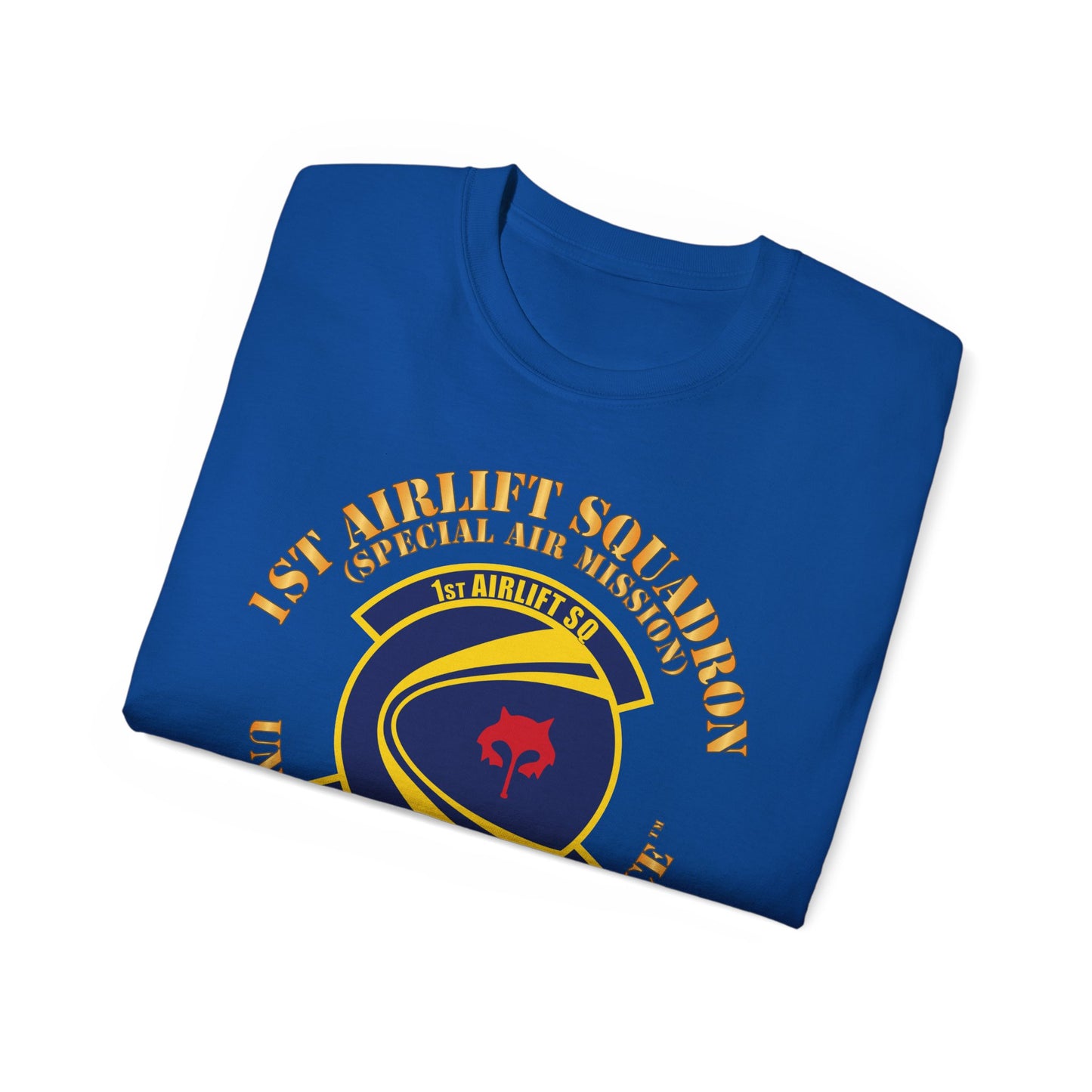 Unisex Ultra Cotton Tee - USAF - 1st Airlift Squadron X 300