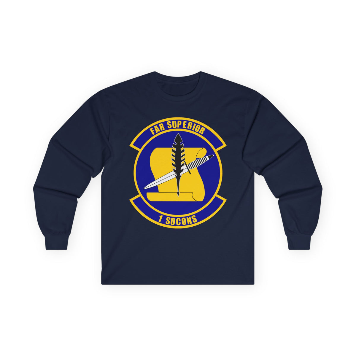 Unisex Ultra Cotton Long Sleeve Tee - USAF - 1st Special Operations Contracting Sq wo txt X 300