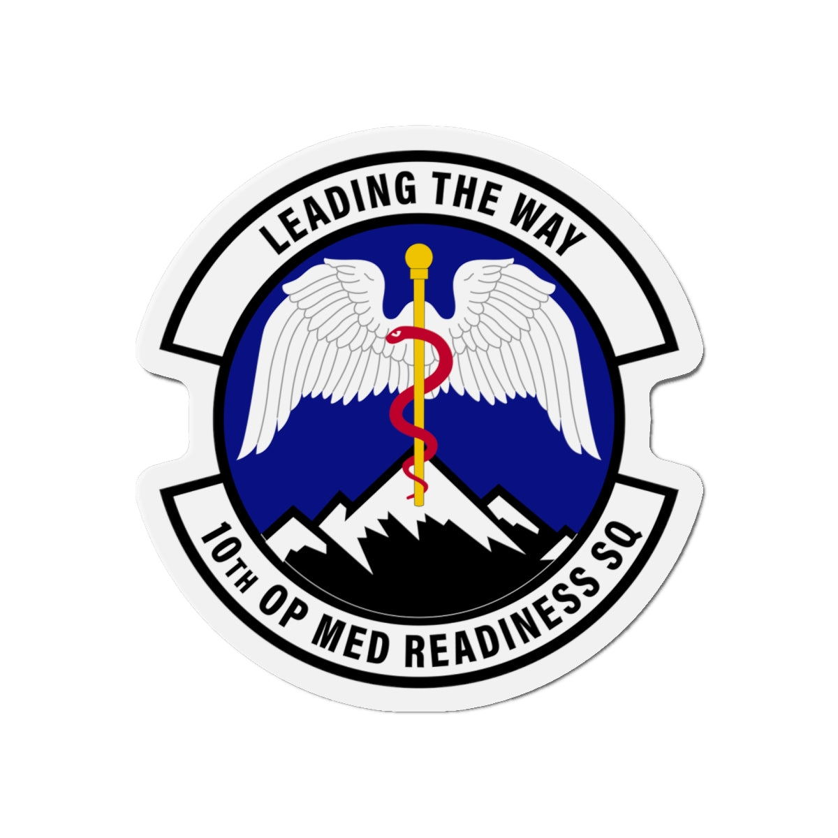 Die-Cut Magnet - USAF - 10th Operational Medical Readiness Sq wo txt