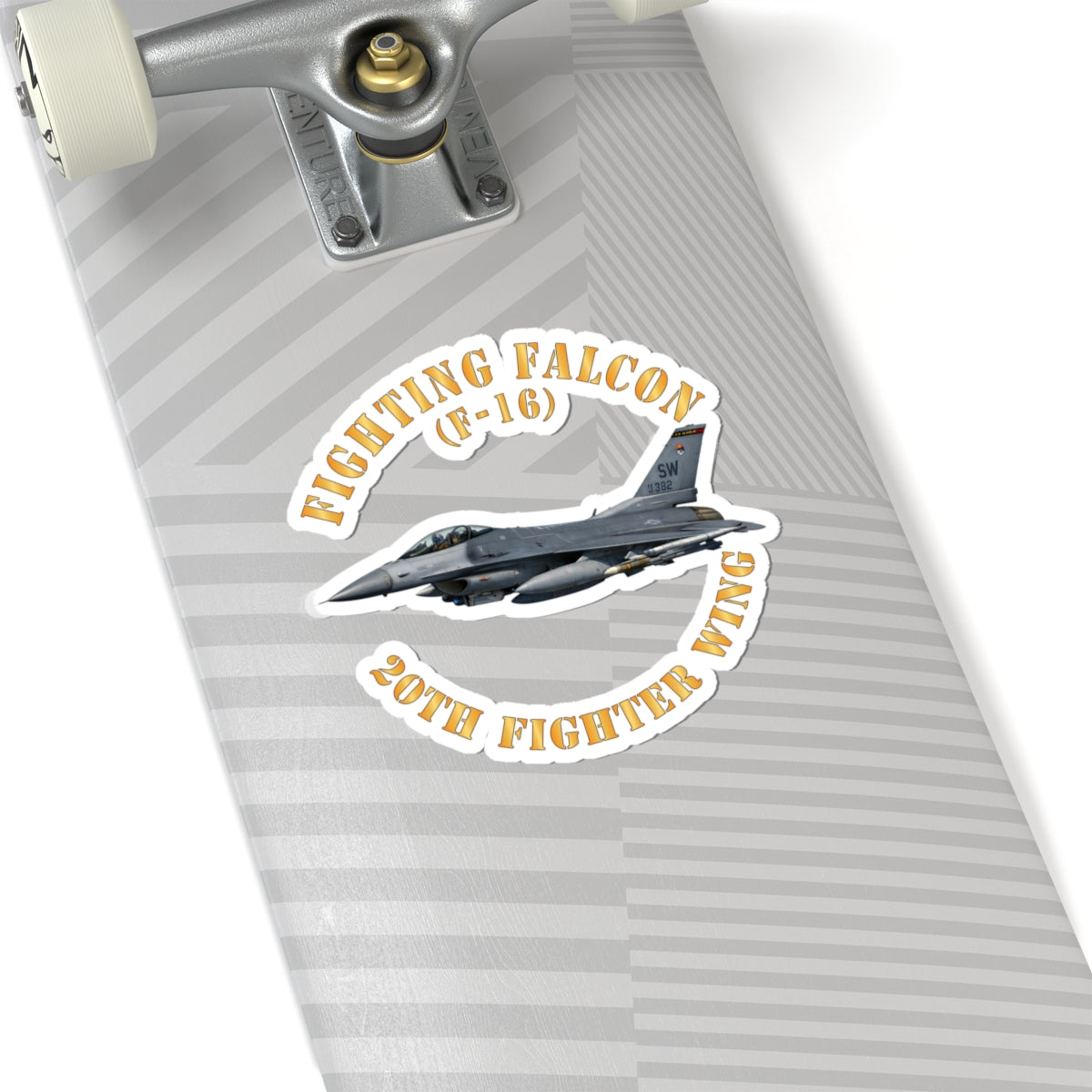 Kiss-Cut Stickers - USAF - F-16 Fighting Falcon - 20th Fighter Wing X 300
