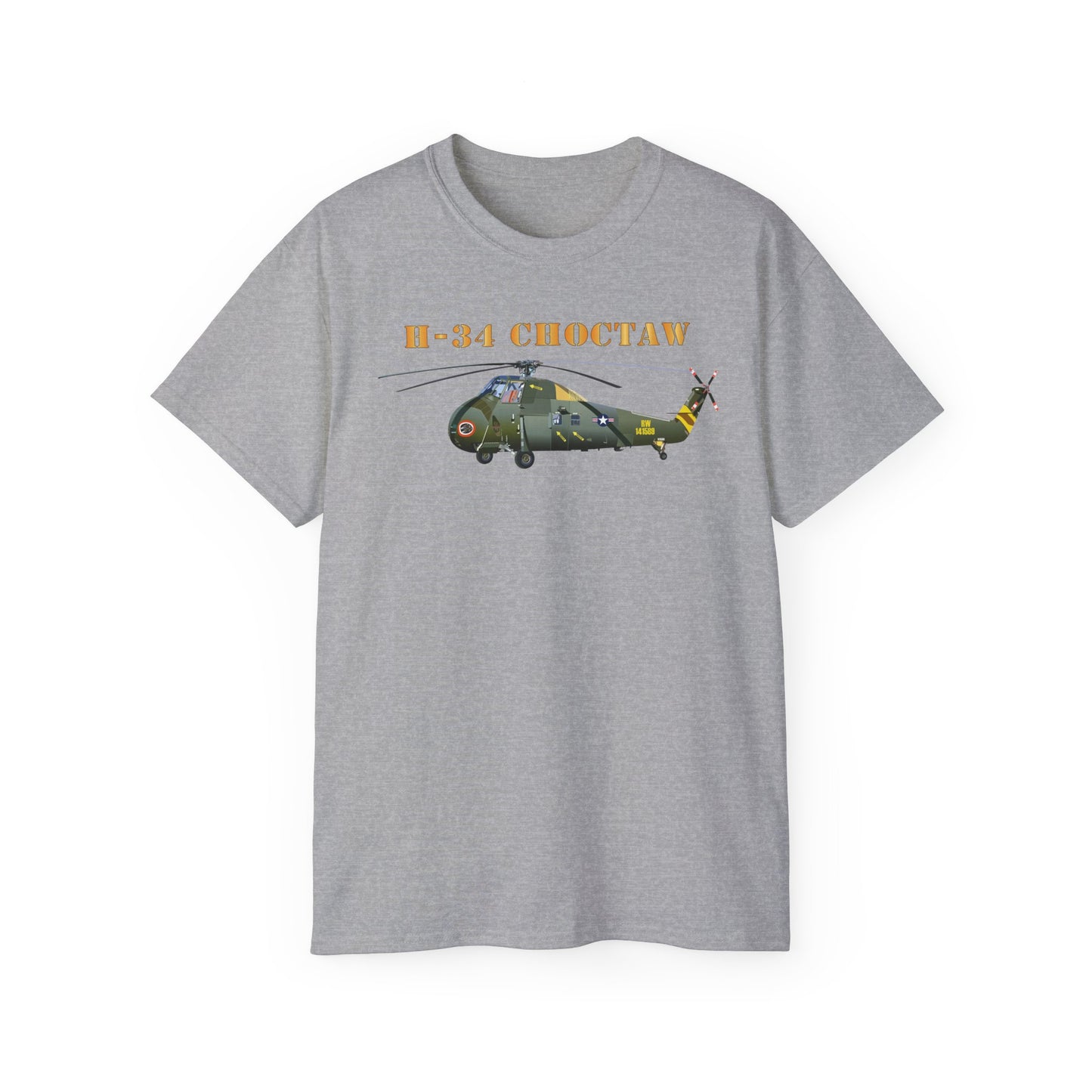Unisex Ultra Cotton Tee - H-34 Choctaw with Txt X 300