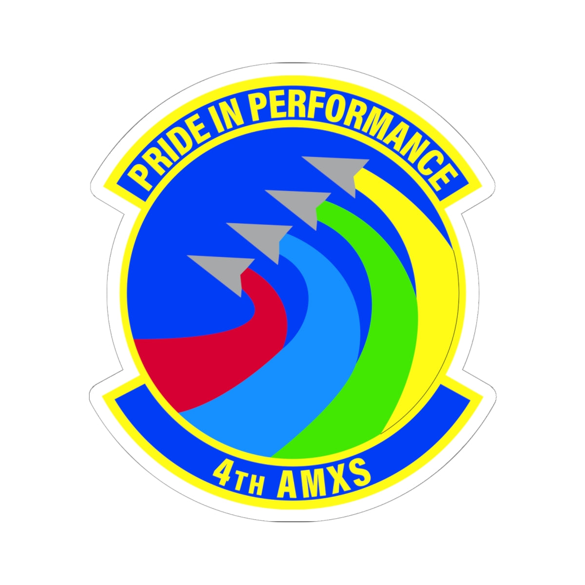 Kiss-Cut Stickers - USAF - 4th Aircraft Maintenance Sq wo txt