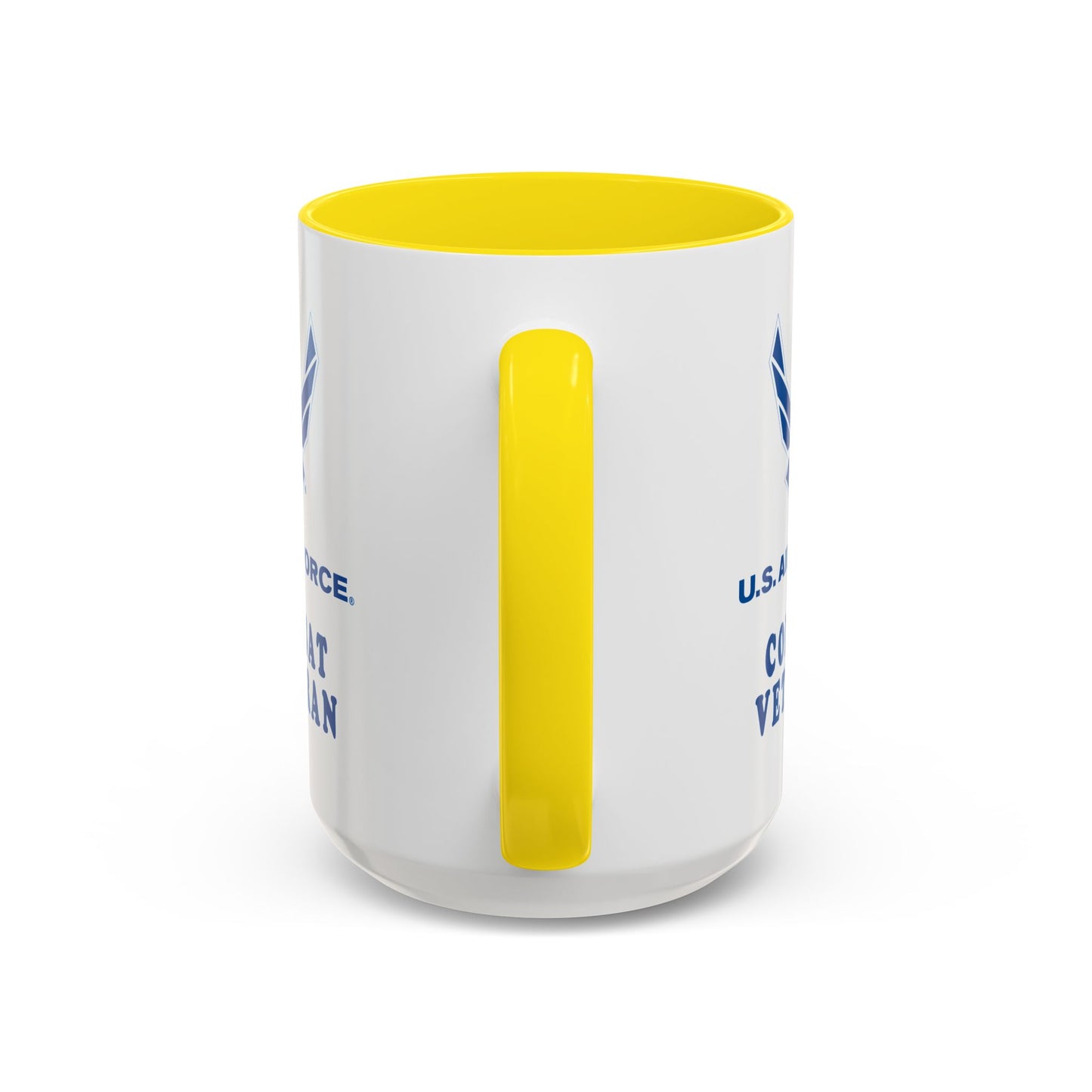 Accent Coffee Mug (11oz & 15oz) - USAF - Air Force - Combat Veteran X 300