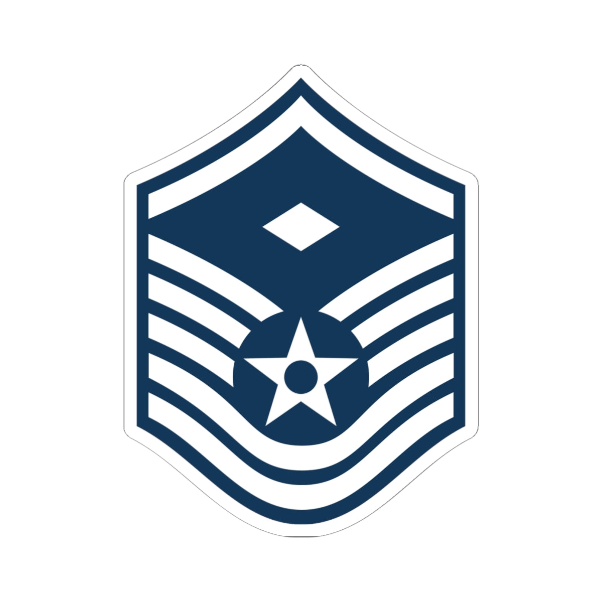 Kiss-Cut Stickers - USAF - First Sergeant (E7b) - 2020