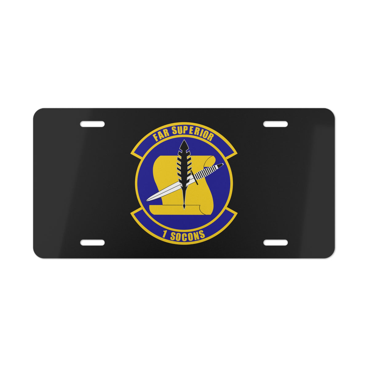 License Plate - USAF - 1st Special Operations Contracting Sq wo txt X 300
