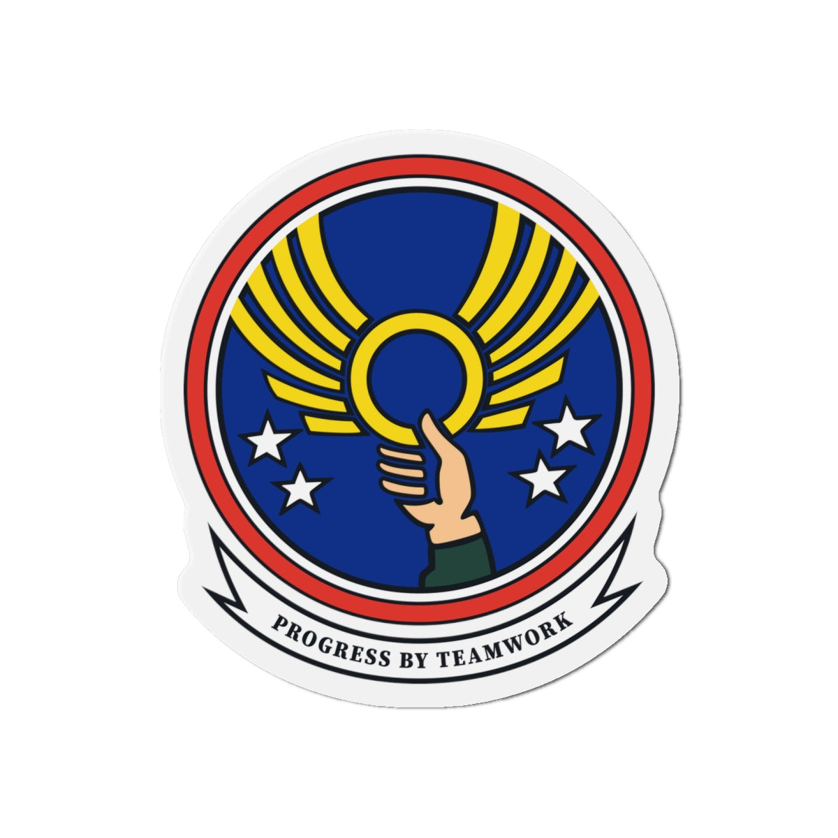 Die-Cut Magnet - USAF - 4th Civil Engineer Squadron wo txt X 300