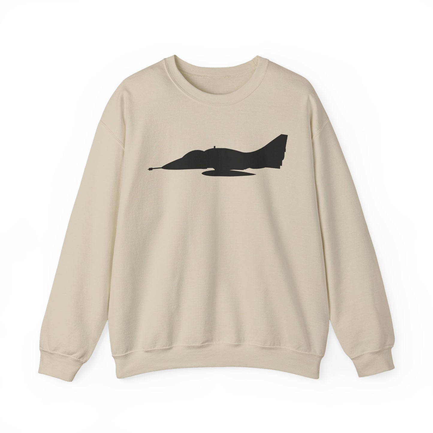 Crewneck Sweatshirt - Aircraft - A-4 SkyHawk - Silhouette X 300