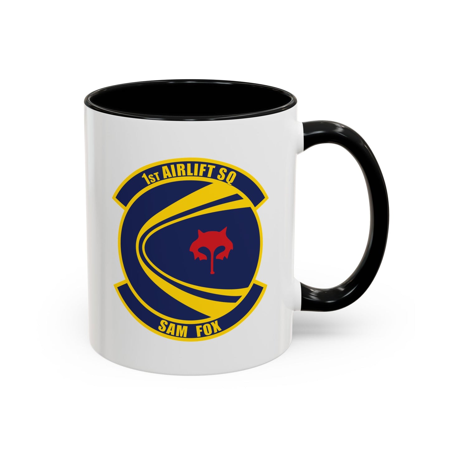 Accent Coffee Mug (11oz & 15oz) - USAF - 1st Airlift Squadron wo txt X 300