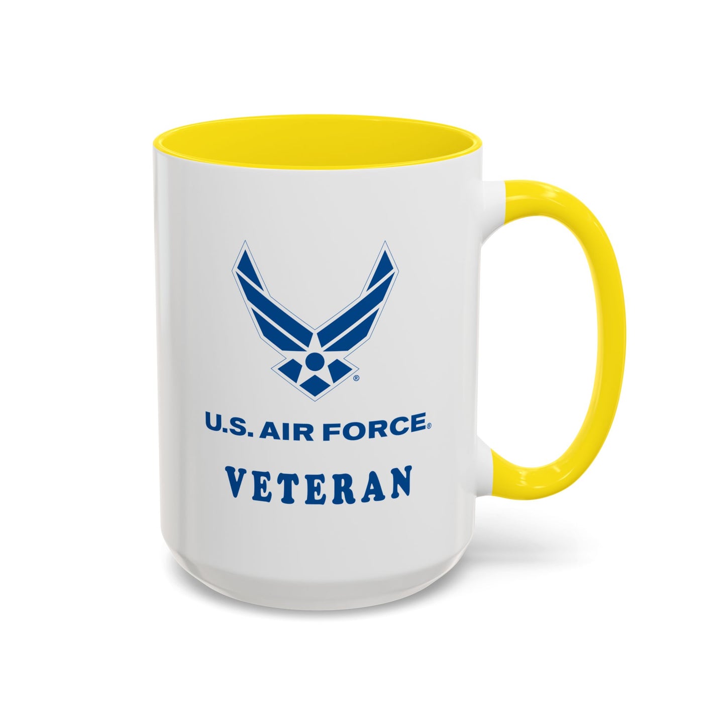 Accent Coffee Mug (11oz & 15oz) - USAF - Air Force - Veteran X 300