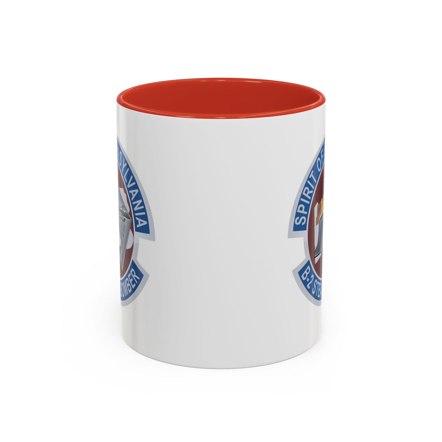 Accent Coffee Mug (11oz & 15oz) - USAF - B2 - Spirit of Pennsylvania Stealth Bomber wo Txt X 300