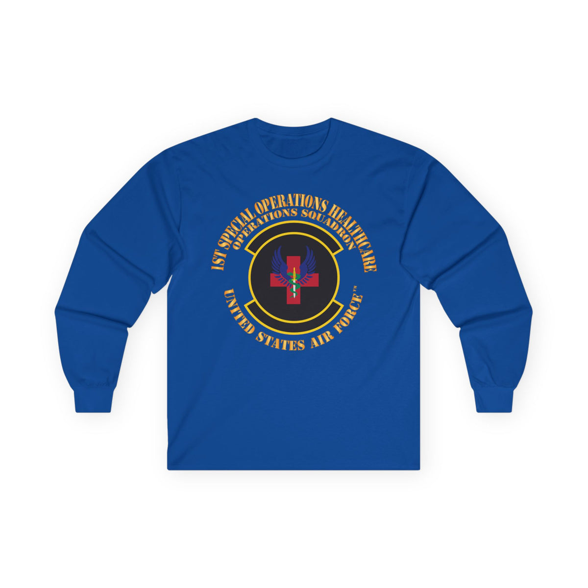 Unisex Ultra Cotton Long Sleeve Tee - USAF - 1st Special Operations Healthcare Operations Squadron X 300