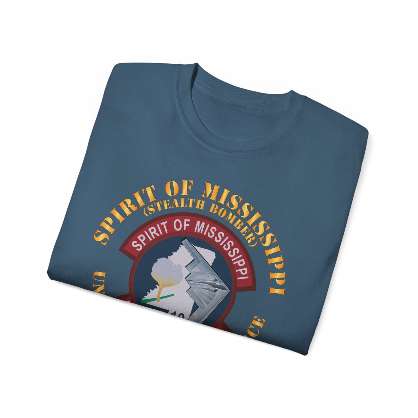 Unisex Ultra Cotton Tee - USAF - B2 - Spirit of Mississippi - Stealth Bomber X 300
