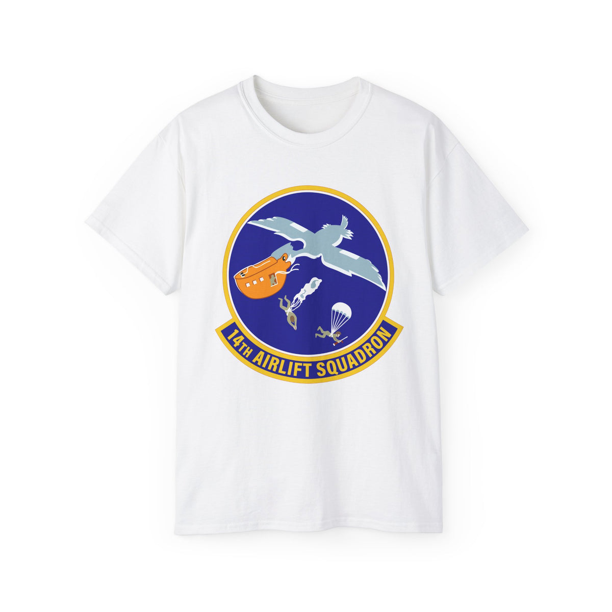 Unisex Ultra Cotton Tee - USAF - 14th Airlift Squadron wo txt
