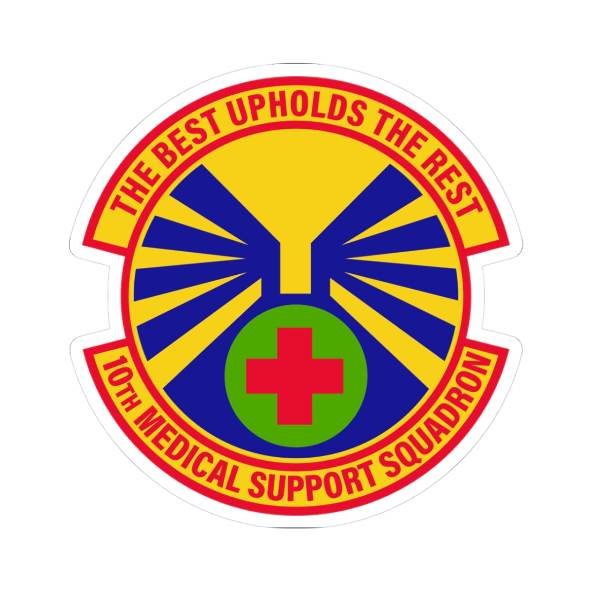 Kiss-Cut Stickers - USAF - 10th Medical Support Squadron wo txt