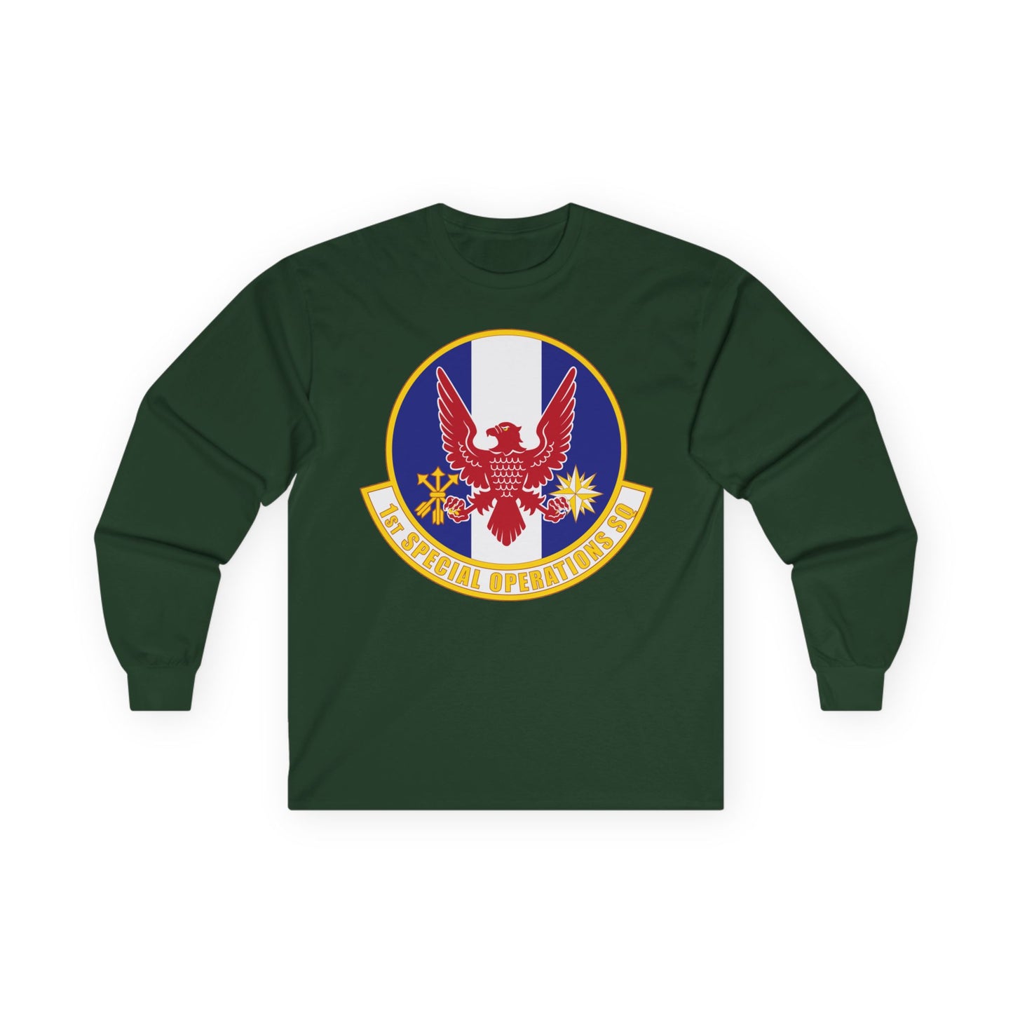 Unisex Ultra Cotton Long Sleeve Tee - USAF - 1st Special Operations Squadron wo txt